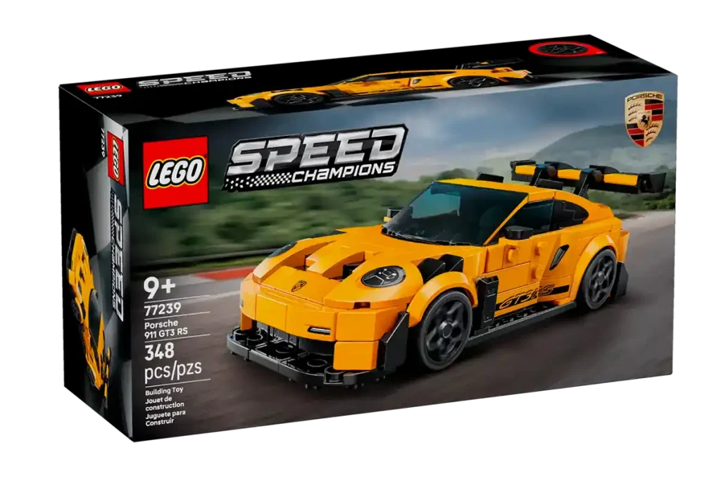 caja del lego speed champions porsche 911 gt3 rs 77239
