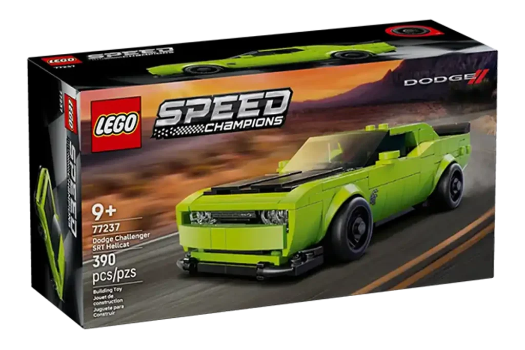 caja del lego dodge challenger 77237