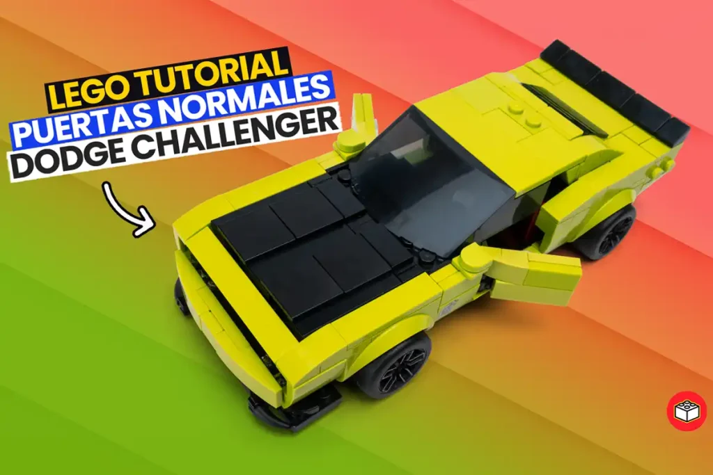 Lego speed champions puertas dodge challenger 2025