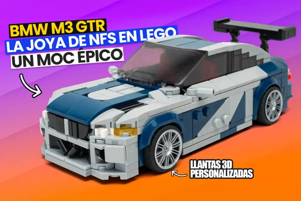 lego moc bmw m3 gtr nfs