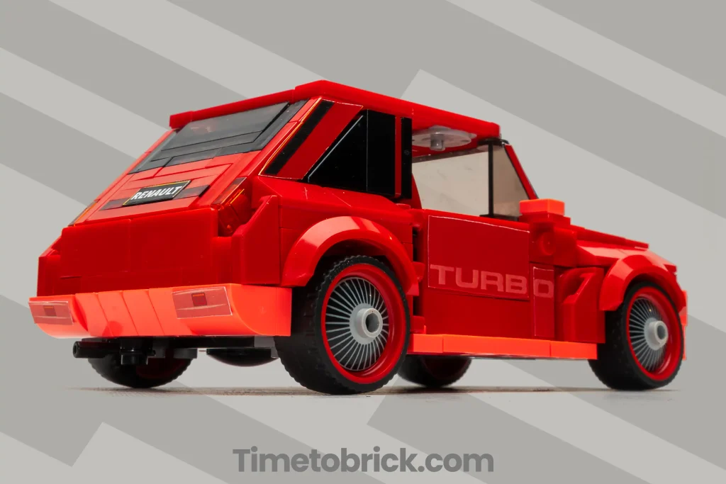 Trasera del mioc de nv car mocs renault 5 turbo tipo lego