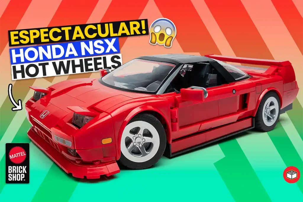 hot wheel tipo lego honda nsx