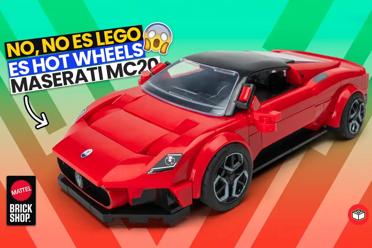 Hot wheel tipo lego maserati mc20