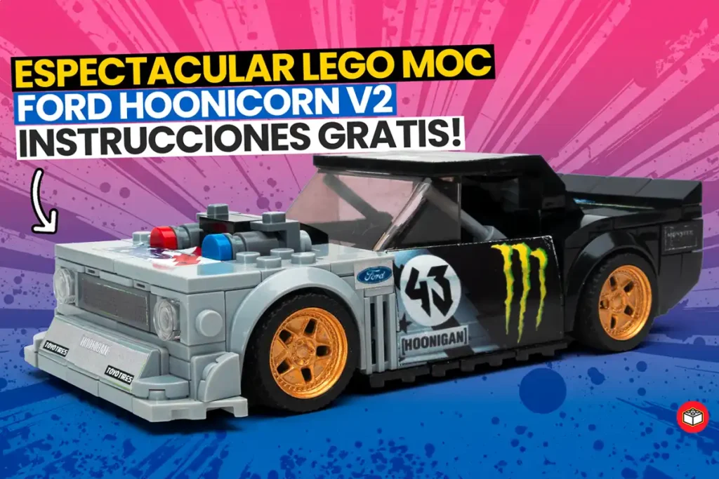lego moc del mustang hoonicorn v2