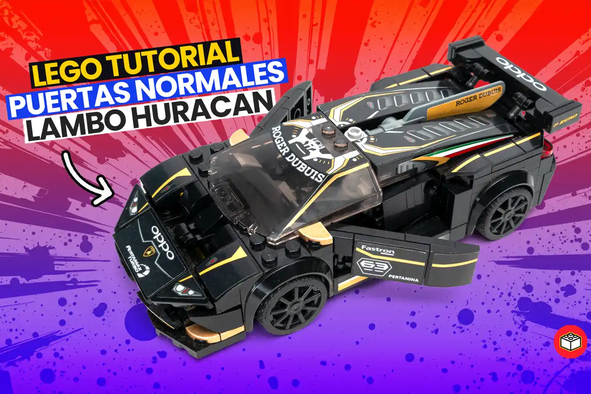 Tutorial poner puertas al lego lamborghini huracan