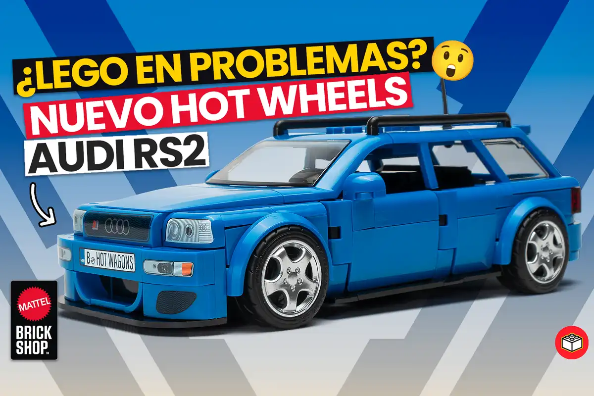 lego hot wheels audi rs2 avant de mattel brick shop