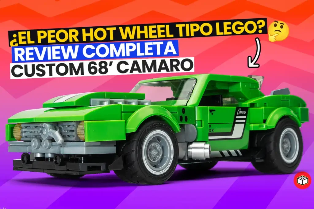 mattel brick shop custom camaro 68 tipo lego