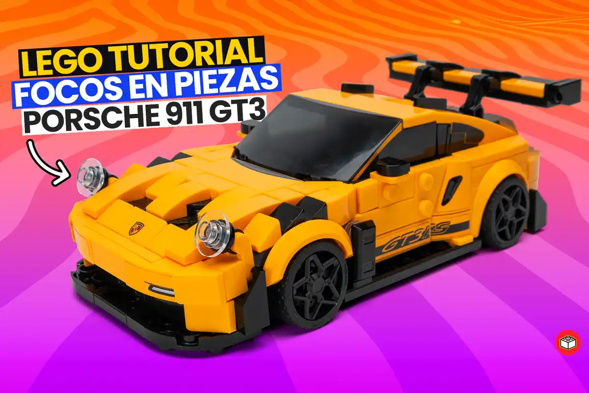 modificacion lego prosche 911 gt3 con focos normales