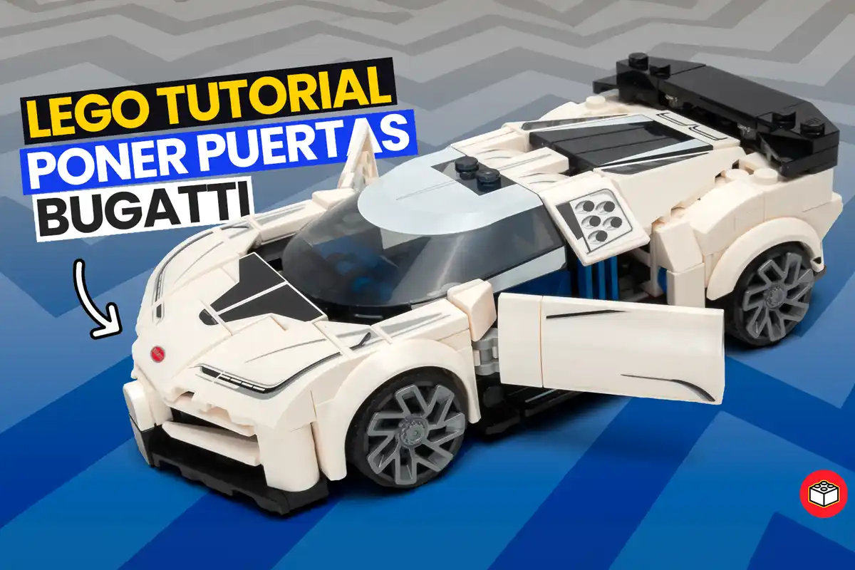 tutorial de lego para poner puertas al lego speed champions bugatti centodieci