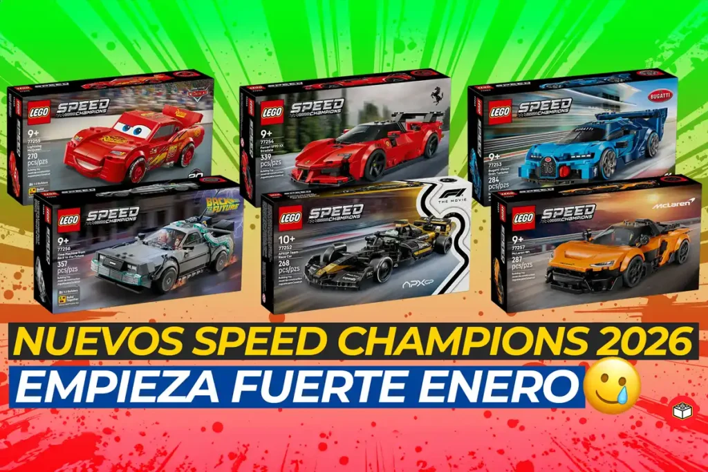 todos los lego speed champions de 2026