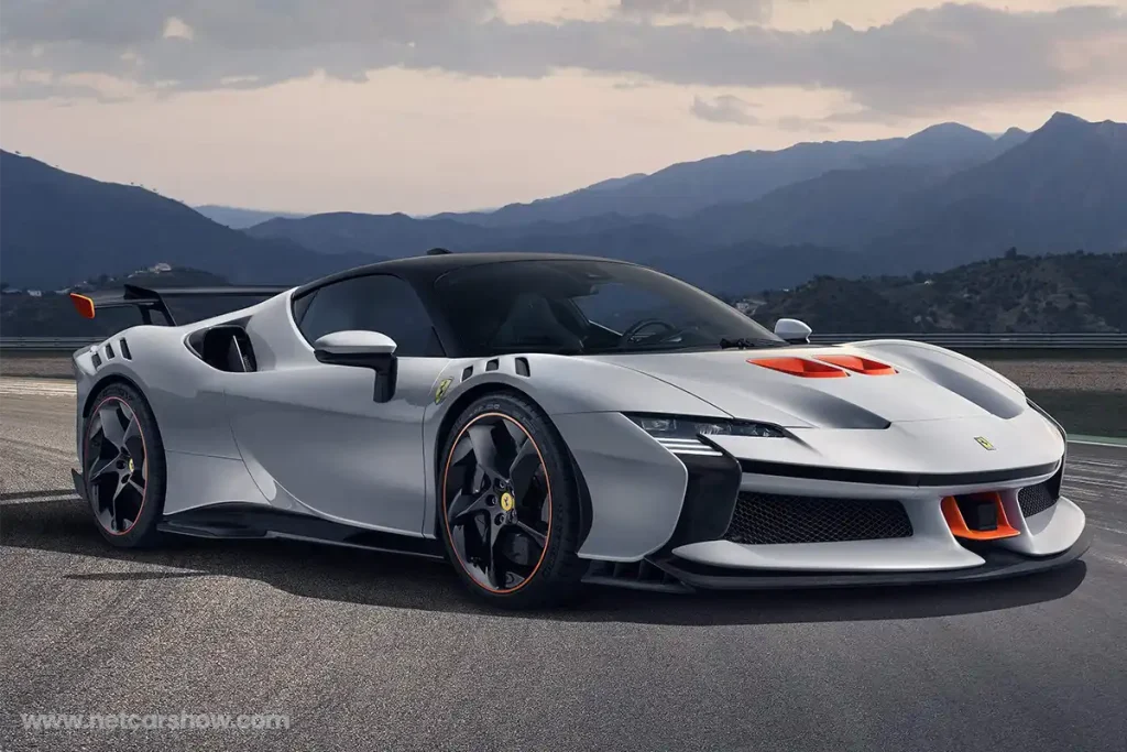 ferrari sf90 xx en color blanco