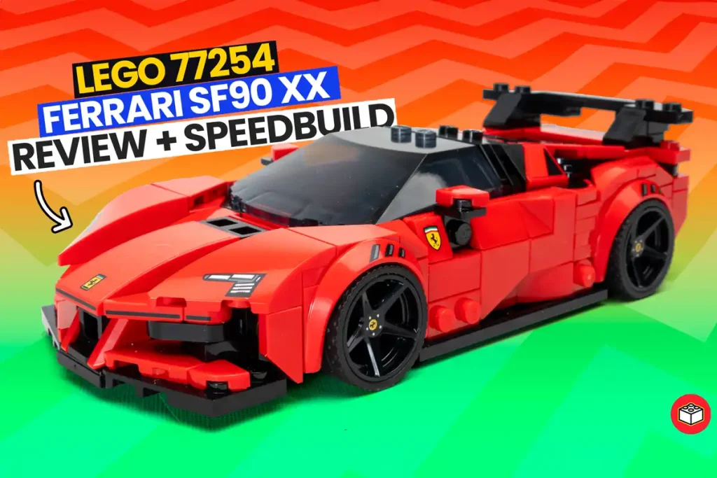 Portada Ferrari SF90 XX de lego speed champions