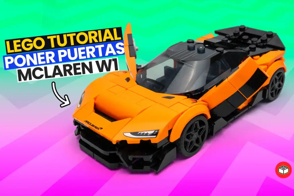 Lego modificacion tutorial poner puertas lego mclaren w1