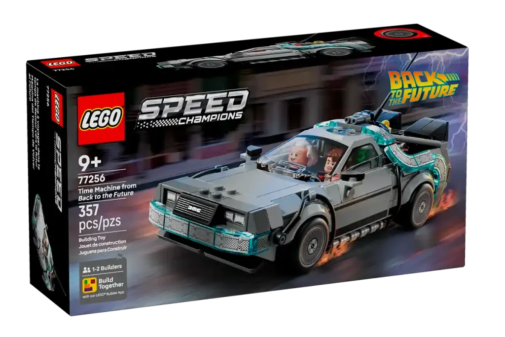 Caja lego speed champions delorean 77256