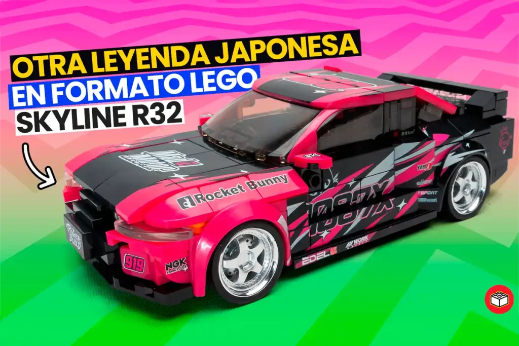 power built nissan skyline r32 de lego