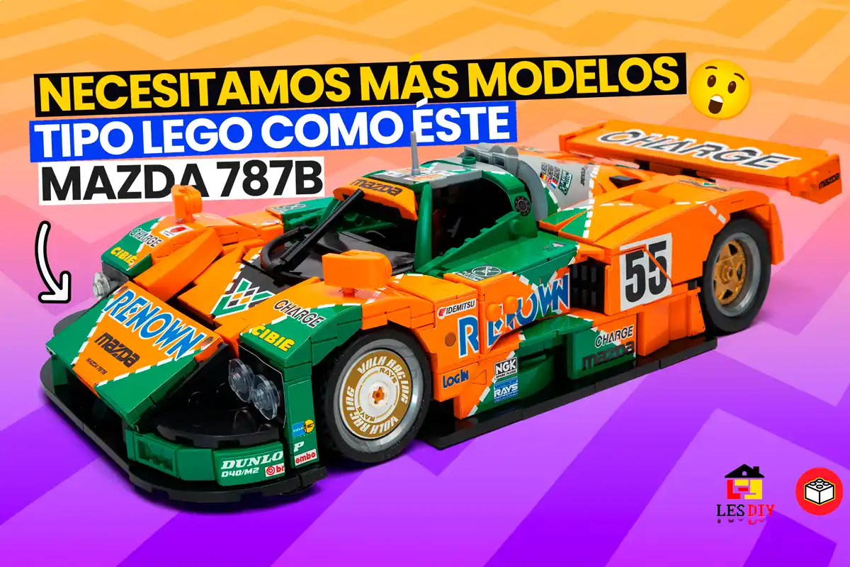 mazda 787b tipo lego de lesdiy