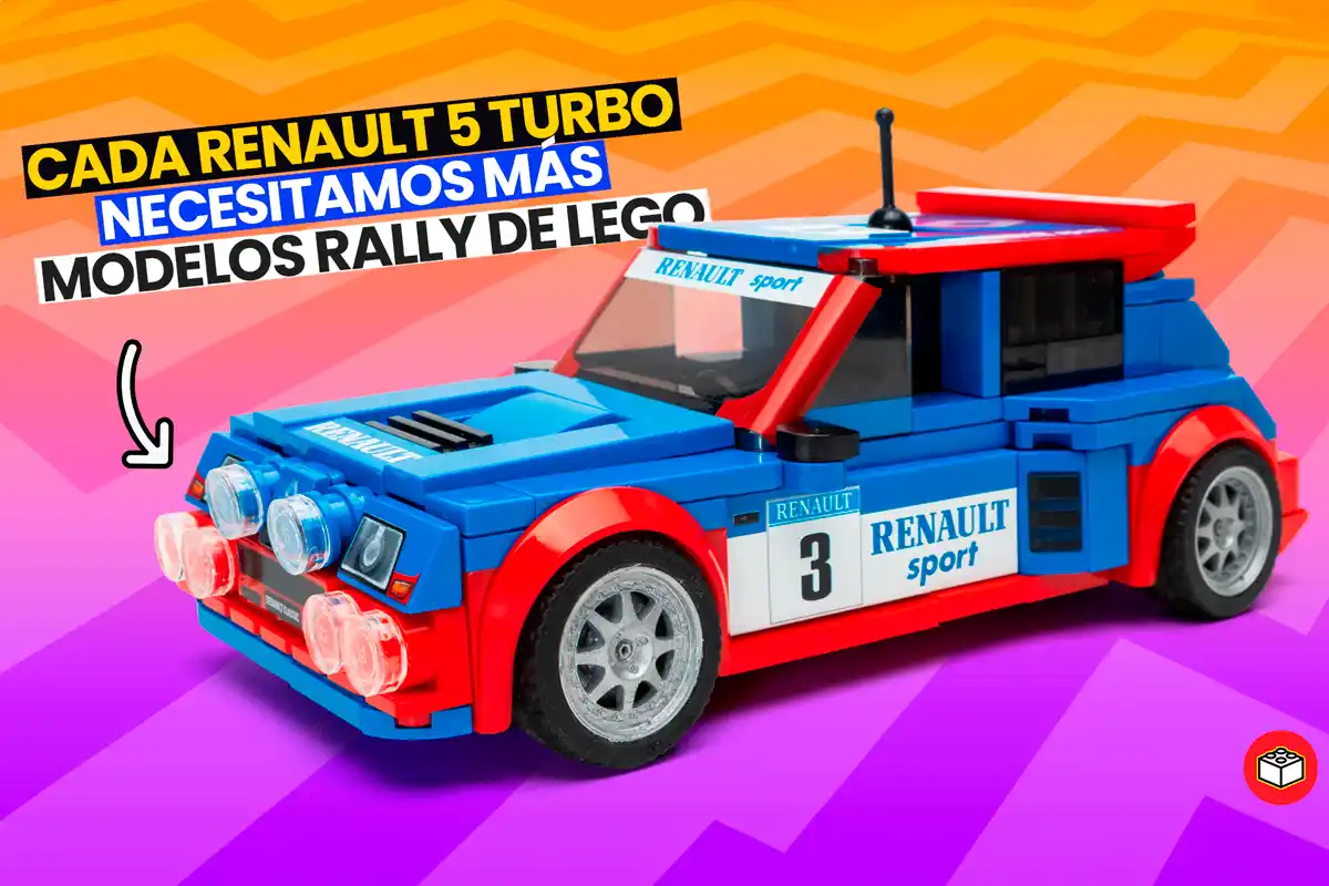 Cada bricks Renault 5 maxi turbo de rallys