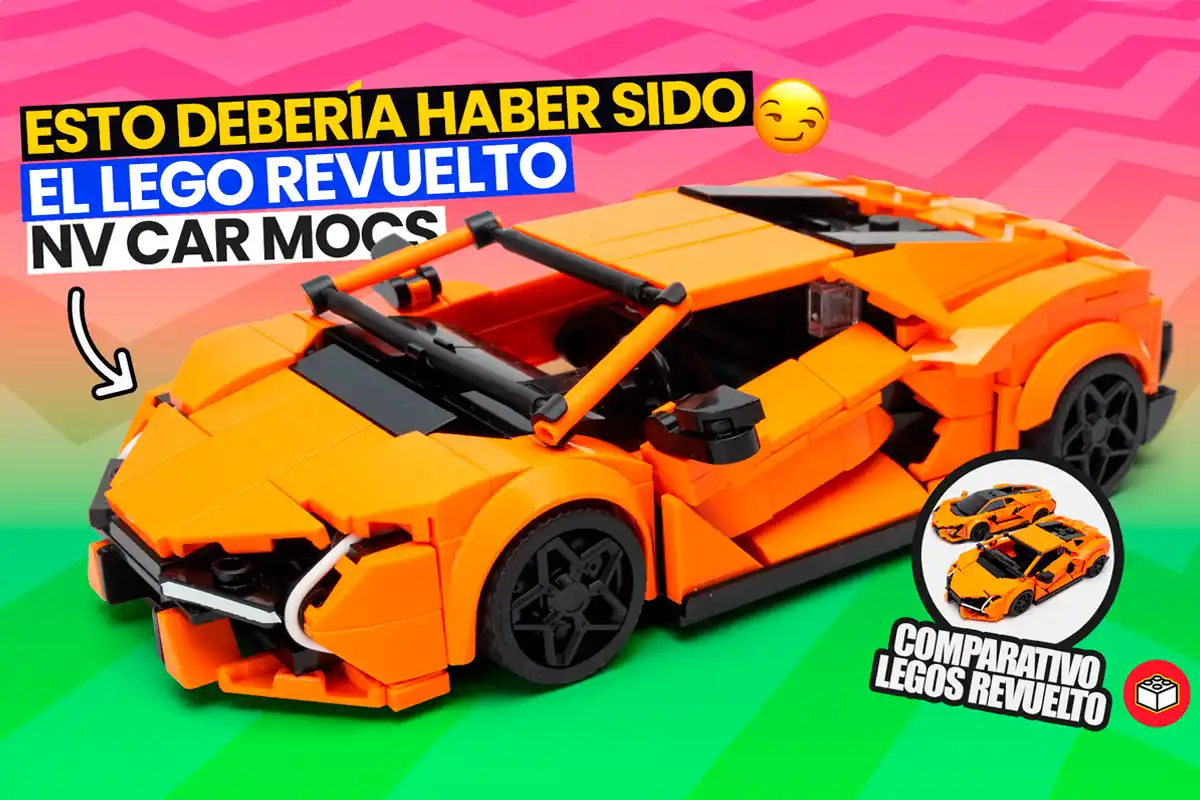 moc del lamborghini revuelto tipo lego de nv car mocs