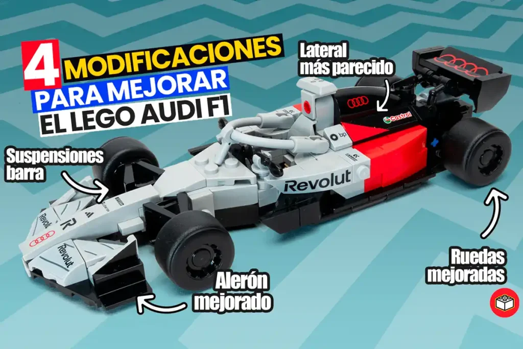 mejoras para el Lego Audi F1 77259