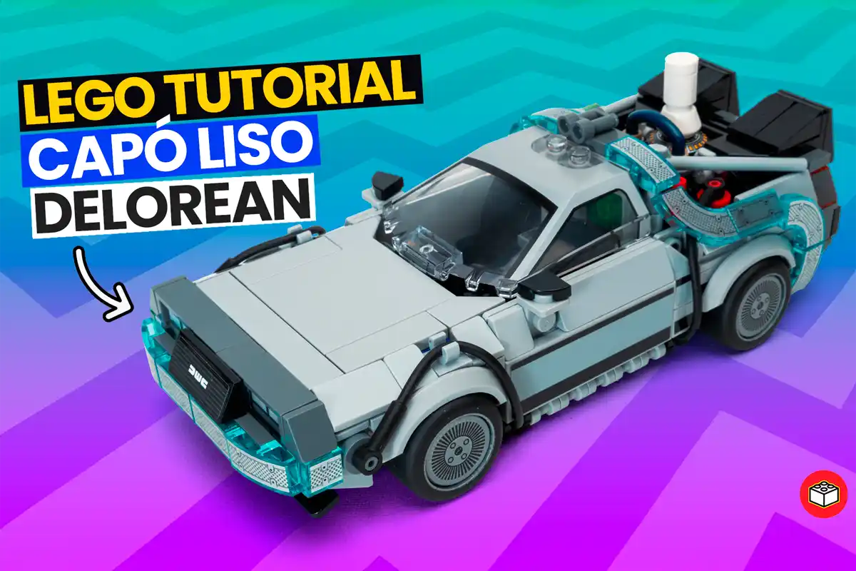 capo liso para el lego delorean de speed champions