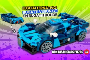 lego alternativo bugatti vision gt en un bugatti bolide de lego