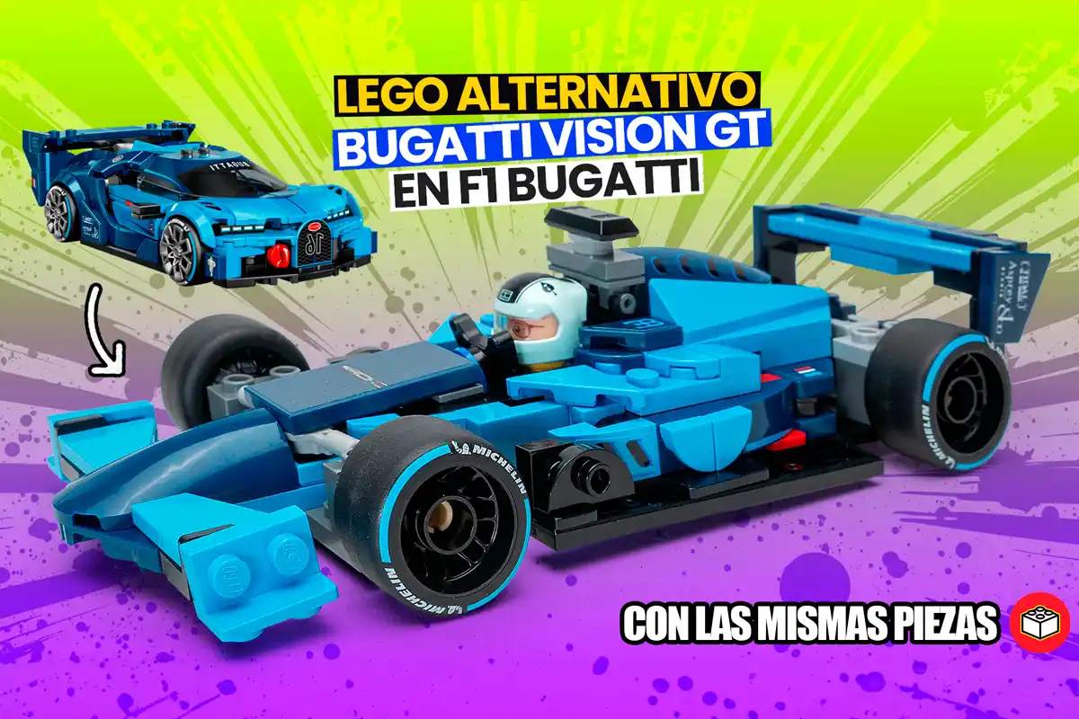 Lego alternativo bugatti vision gt en f1 de bugatti 77253