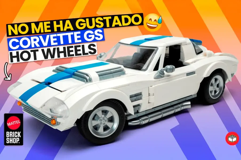 mattel brick shop corvette c3 gs