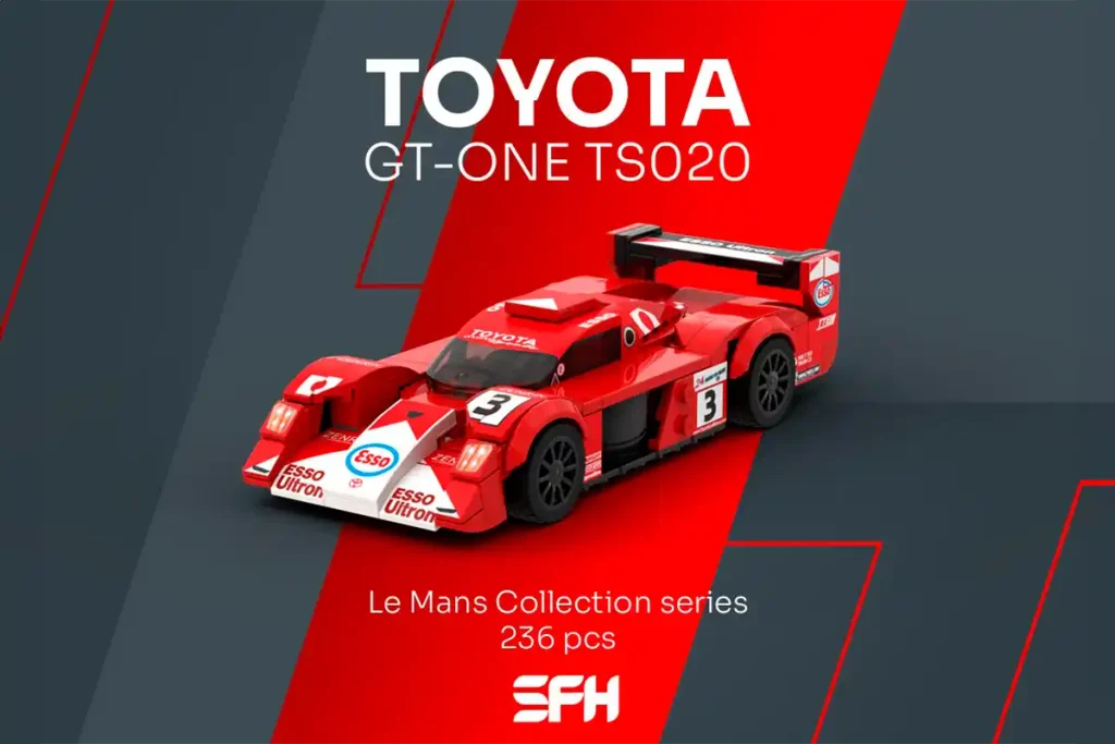 instrucciones lego toyota gt one sfh bricks