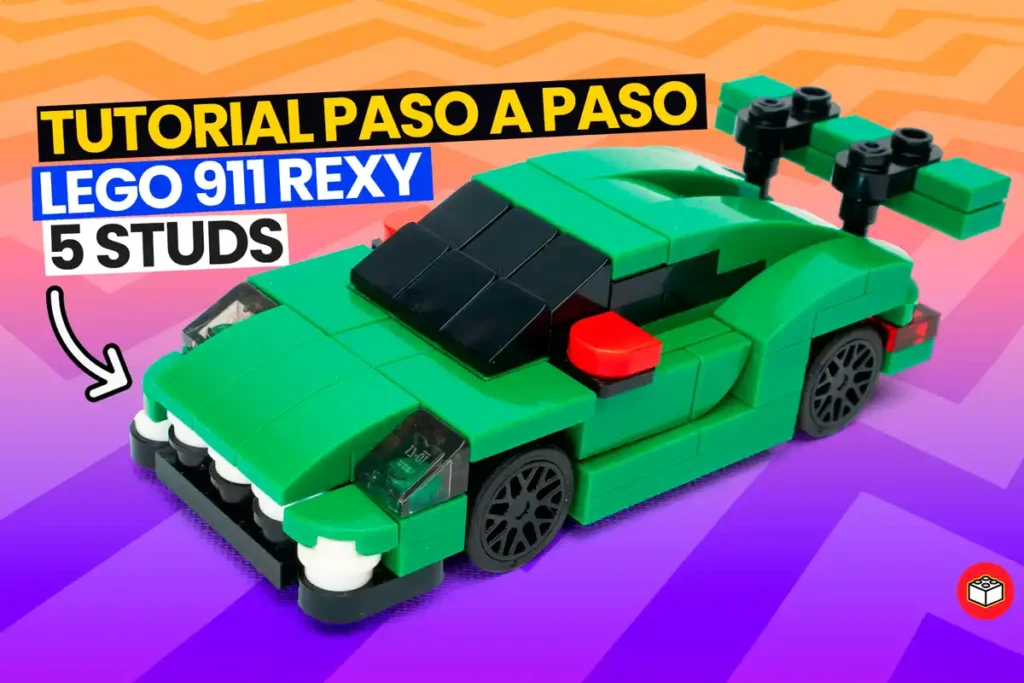 Lego porsche 911 rexy de 5 studs