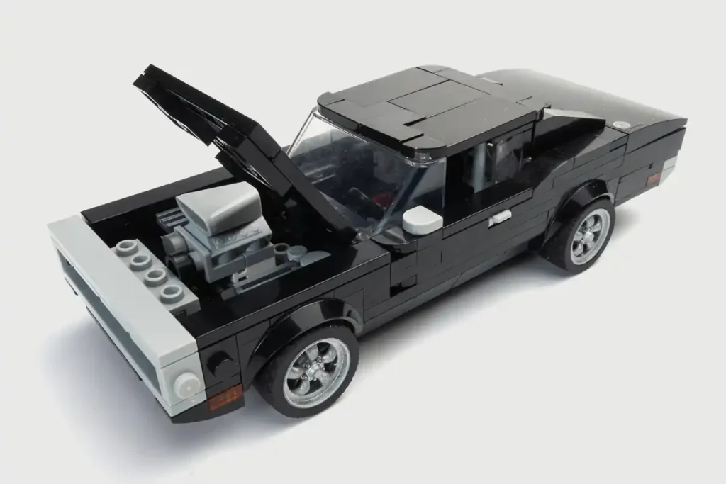 modificación capo y motor lego charger