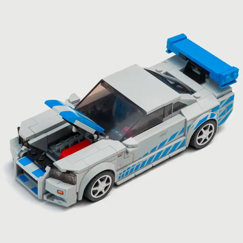 kit piezas lego para capo y motor lego nissan r34