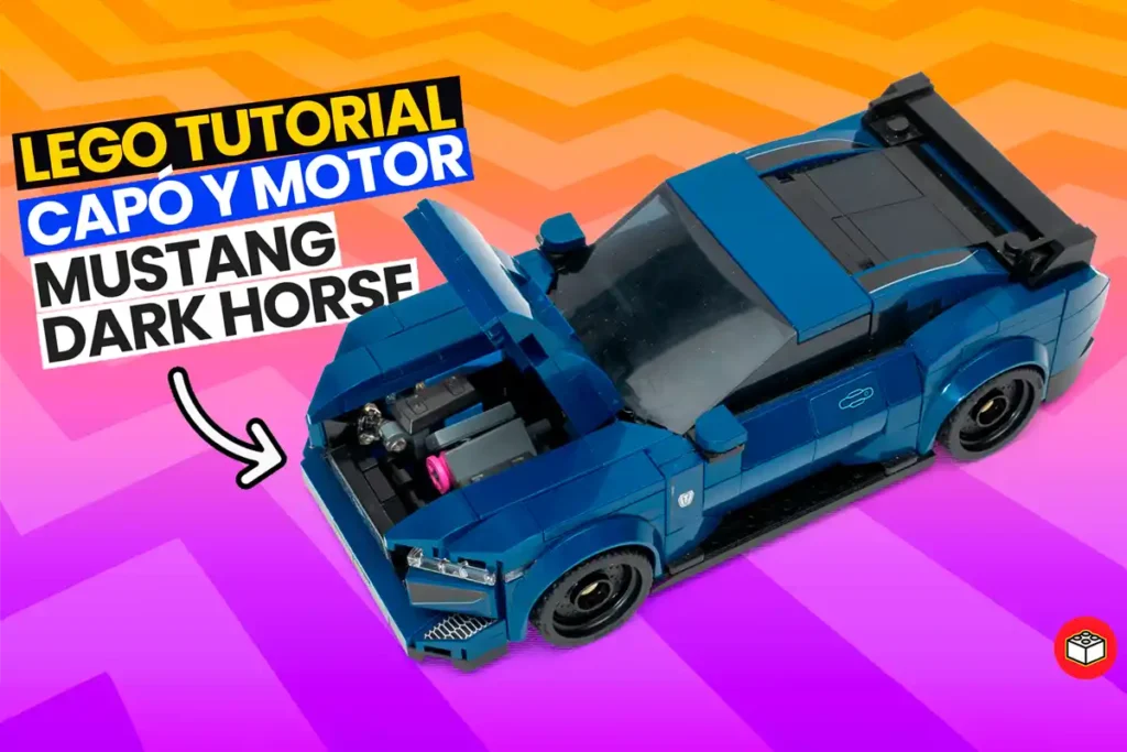 tutorial modificacion lego mustang con capo y motor