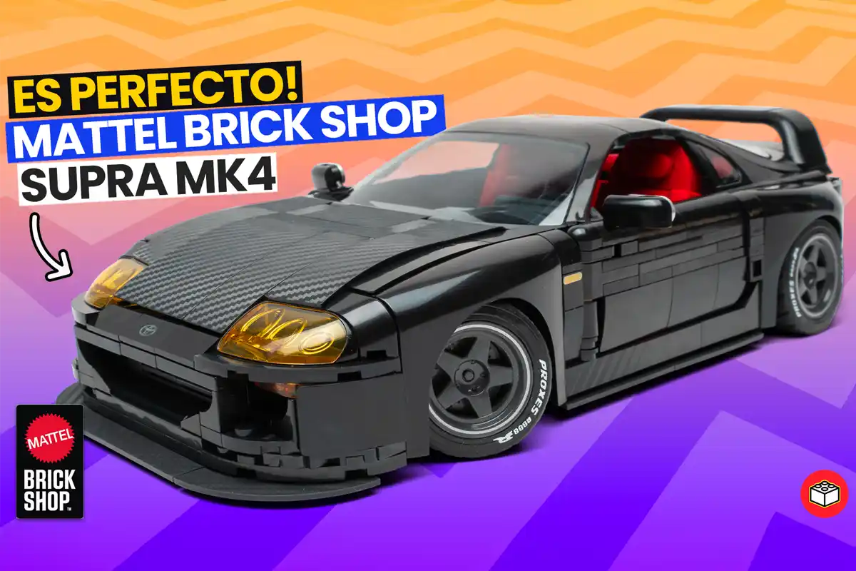 hot wheel tipo lego toyota supra mk4 mattel brick shop